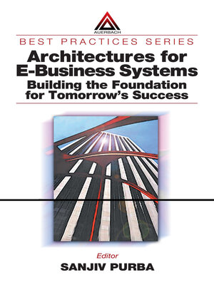 cover image of Architectures for E-Business Systems